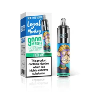 Legal Monkey Fresh Mint 9000 Puffs Disposable Vape